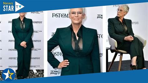 Jamie Lee Curtis, 63, models sheer top that barely disguises curves